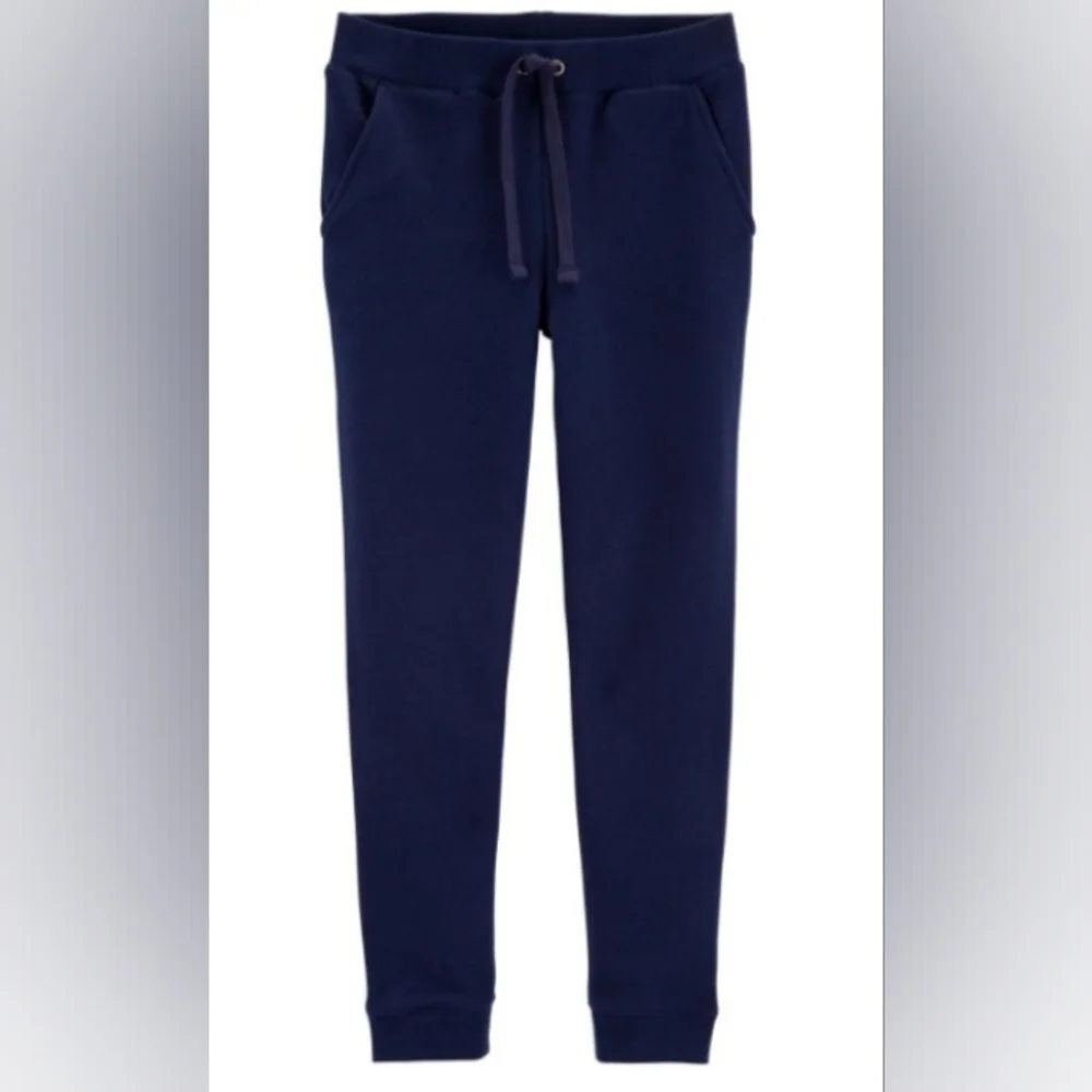 - Carters Navy Pull On French Terry Joggers. Sizes 10/10A NWT